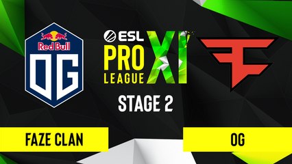 CSGO - FaZe Clan vs. OG [Mirage] Map 2 - ESL Pro League Season 11 - Stage 2