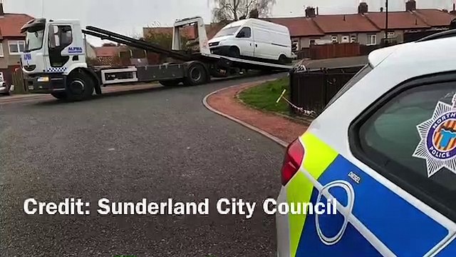 Sunderland City Council seize vehicle suspected of fly tipping