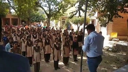 swarnim bharat abhiyan at government girls school in jodhpur