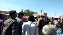 balesar police station jeep overturned during gajendra shekhawat visit