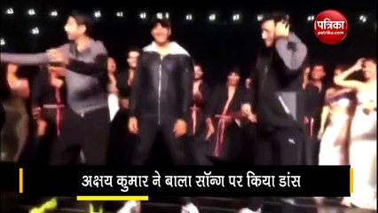 akshay kumar dance practice for filmfare