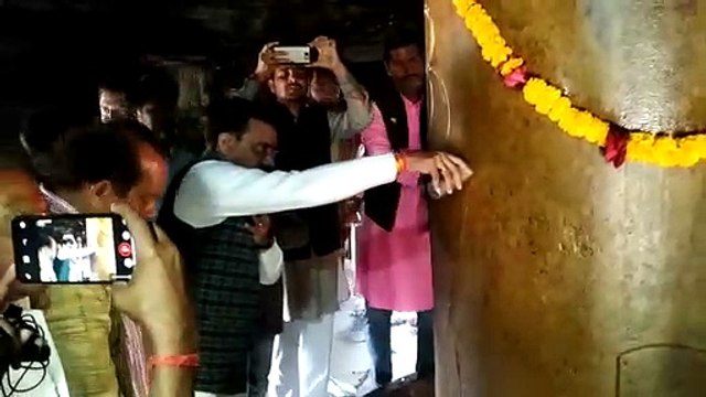 प्रदेश अध्यक्ष बनने पर वीडी शर्मा ने मतंगेश्वर महादेव के किए दर्शन