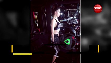 urvashi rautela gym video fitness