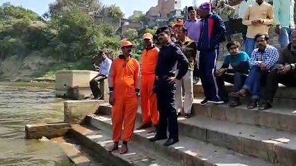 man drowned in ganga