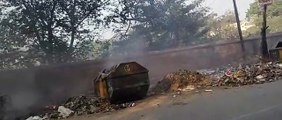 Municipal corporation burning garbage in most polluted city Varana