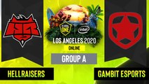 Dota2 - HellRaisers vs. Gambit Esports - Game 3 - Group A - EU:CIS - ESL One Los Angeles
