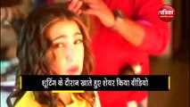 sara ali khan video eating viral