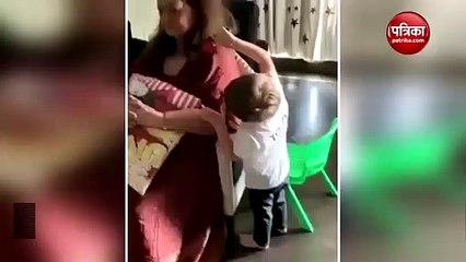 Karan Johar's twins Yash and Roohi turn hairstylists for grandmother