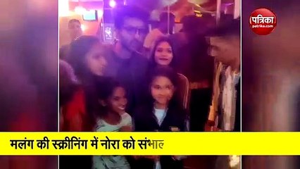 kartik aaryan with nora fatehi malang