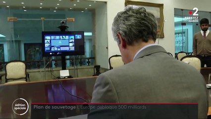 Plan de sauvetage : l’Europe débloque 500 milliards d’euros