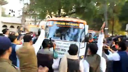 Scindia drive smart city bus