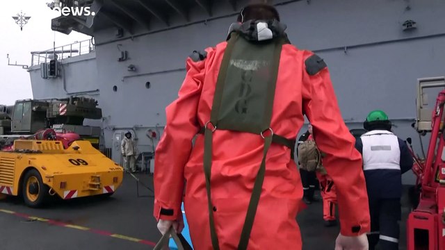 شاهد: 50 إصابة بكورونا على متن حاملة الطائرات الفرنسية شارل ديغول