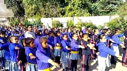 स्वर्णिम भारत अभियान को 320 बच्चों ने दिया समर्थन, जन्मभूमि के लिए ली शपथ