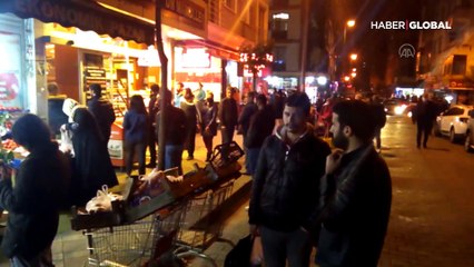 Sokağa çıkma yasağı kararı sonrası vatandaşlar hücum etti!