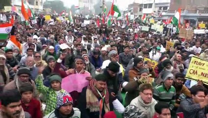 Protest against CAA and Nrc in Up azamgarh