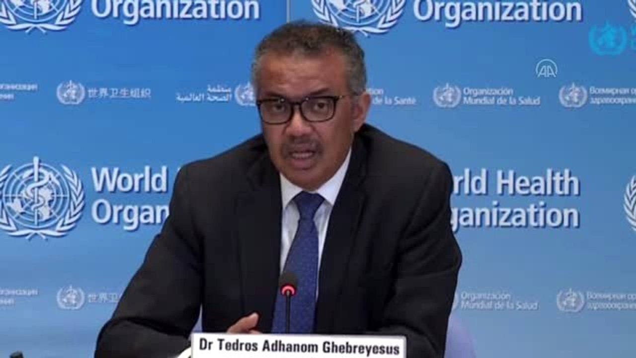 DSÖ Genel Direktörü Ghebreyesus: "Türkiye'nin sergilediği dayanışma dünyaya örnek olmalı"