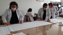 OSMANİYE Kadirli'de pamuk maske üretilip, halka ücretsiz dağıtılıyor
