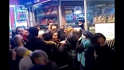 Sokağa çıkma yasağı izdihamı!