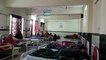 Patients shivering in cold winds in district hospital
