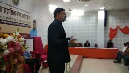 yuva sashaktikaran program at JNVU by student union president