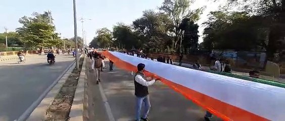 BJP takes out tricolor in support of CAA