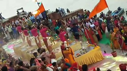 बनारस की तर्ज पर नर्मदानगरी में होती है महाआरती