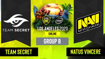 Dota2 - Team Secret vs. Natus Vincere - Game 2 - Group B - EU:CIS - ESL One Los Angeles