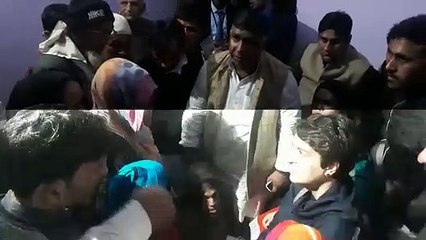 प्रियंका गांधी ने परिजनों से कहा- संयम-शांति बनाए रखिए, तुम्हारी हर संभव मदद करेंगे