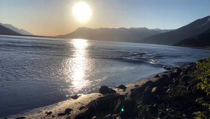 Catching a Tidal Bore on Camera in Alaska