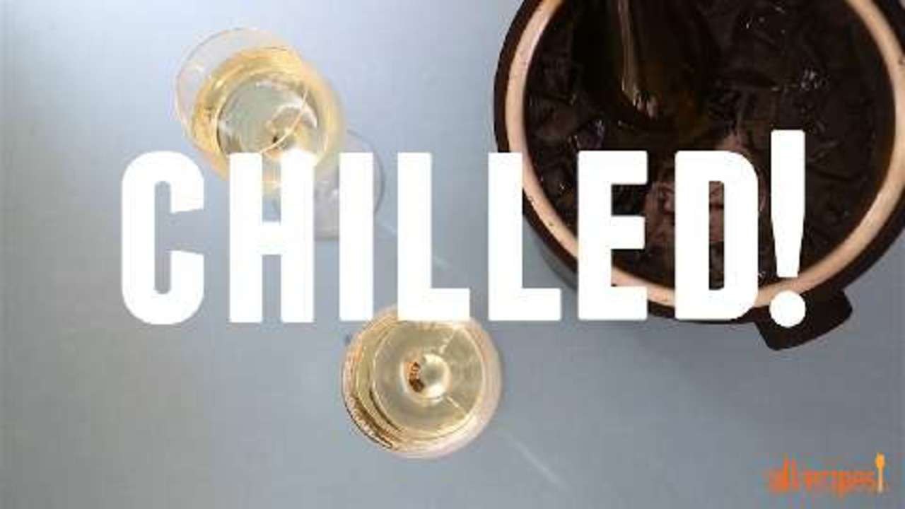 How to Chill Wine Fast video Dailymotion