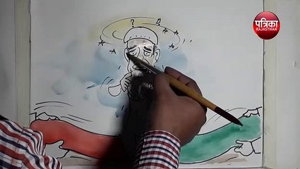 नागरिकता कानून में कांग्रेस-भाजपा क्या देख रहे हैं ?, देखिए कार्टूनिस्ट लोकेन्द्र की नजर से