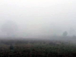 Скачать видео: Shadow fog, melting increased due to strong winter