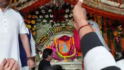 खजराना गणेश को नमन के साथ शुरू किया नया साल, रात १२ बजे महाआरती, पहुंचेंगे ४ लाख भक्त