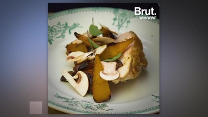 Sustainable recipe: brined chicken with sautéed red kuri squash