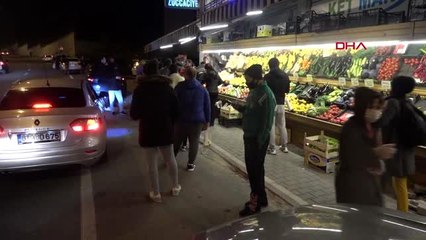 Trabzon'da sokağa çıkma yasağını duyanlar fırın ve marketlere akın etti