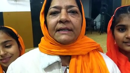 बच्चों ने किया अरदास व शबद- कीर्तन