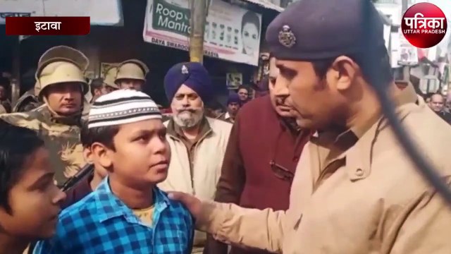 इटावा में ड्रोन कैमरे से रखी जा रही निगरानी, देखें वीडियो