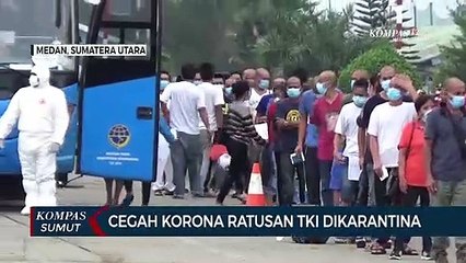 Cegah Covid-19 Ratusan TKI Dikarantina