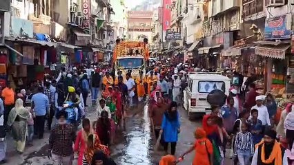 गुरु गोविंद सिंह के जन्मोत्सव पर दरगाह बाजार से निकला नगर कीर्तन....देखिए वीडियो