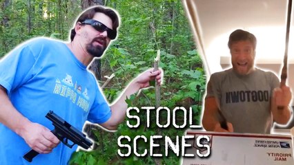 Stool Scenes 255 - Donnie Shoots Guns, Dave Loses Big on Stocks & Rone Narrates
