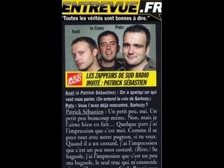 Patrick Sebastien en direct chez Les Zappeurs de Sud Radio