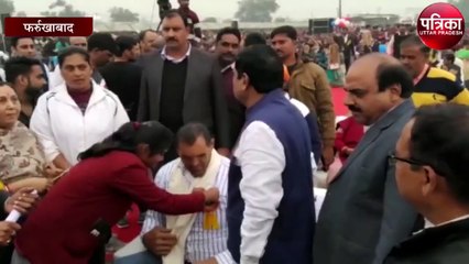 रेसलर दि ग्रेट खली को देखने के लिए उमड़ी भीड़, कहा- यहां के युवाओं को सिखाउंगा रेसलिंग के गुर