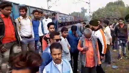 Retired principal injured in collision with goods train