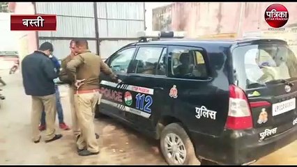 Family carried Young man on hand cart