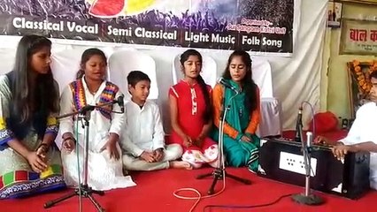 Children showed talent in singing competition