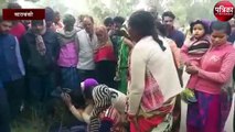 पेड़ से टकराई बस, सीतापुर की महिला की गई जान