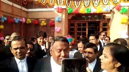 Télécharger la video: farewell ceremony to judges of rajasthan high court at old building