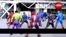 Avengers dancing on hindi song disco deewane