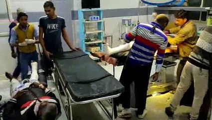 पेड़ से टकराई डग्गामार बस, एक की मौत, 6 घायल