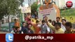 chandrashekhar azad murti protest